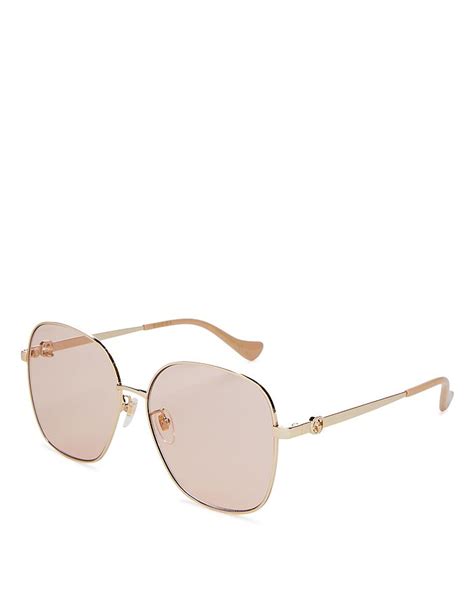 gucci 61mm square sunglasses|gucci square sunglasses unisex.